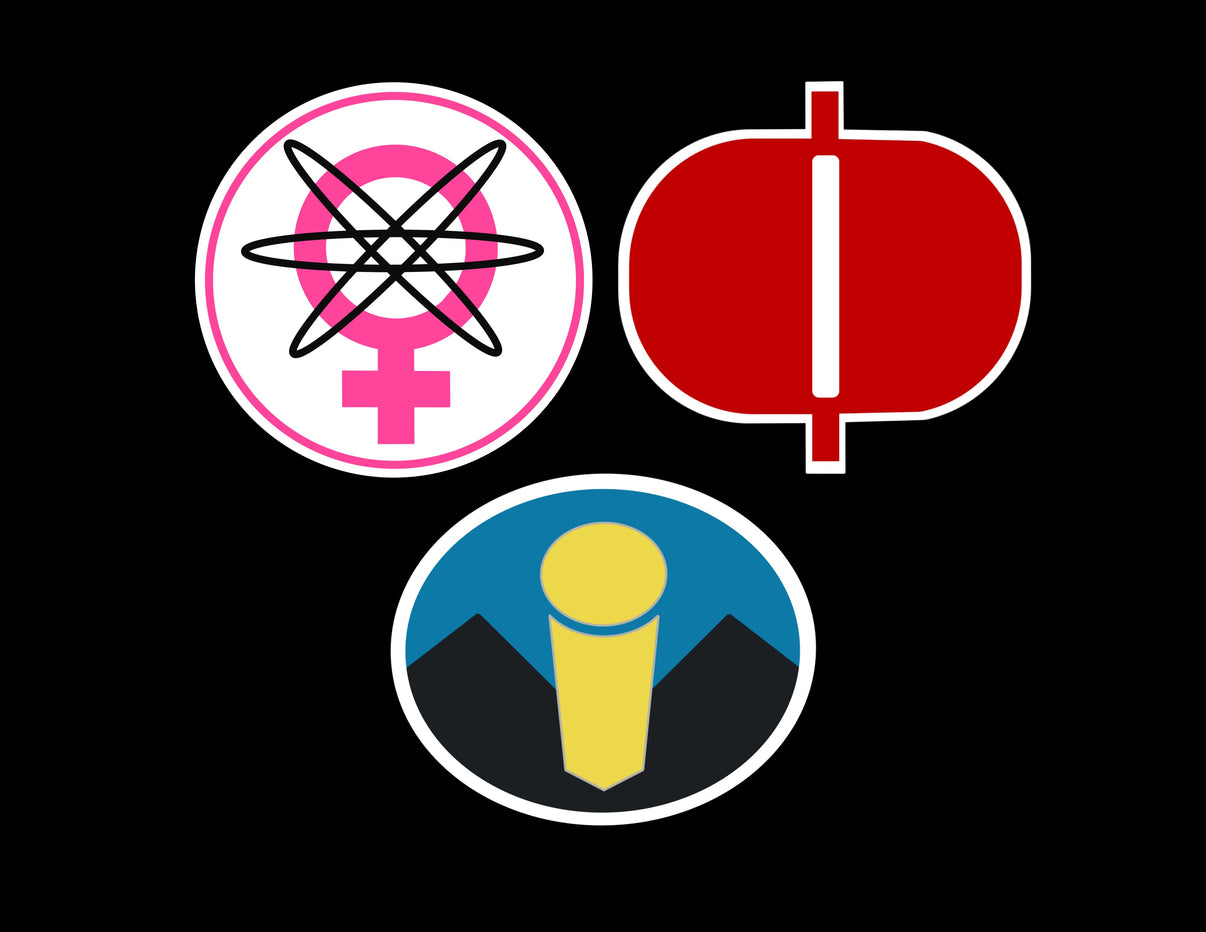 Invincible Symbols, Set of 3 – DrawnByPhilip