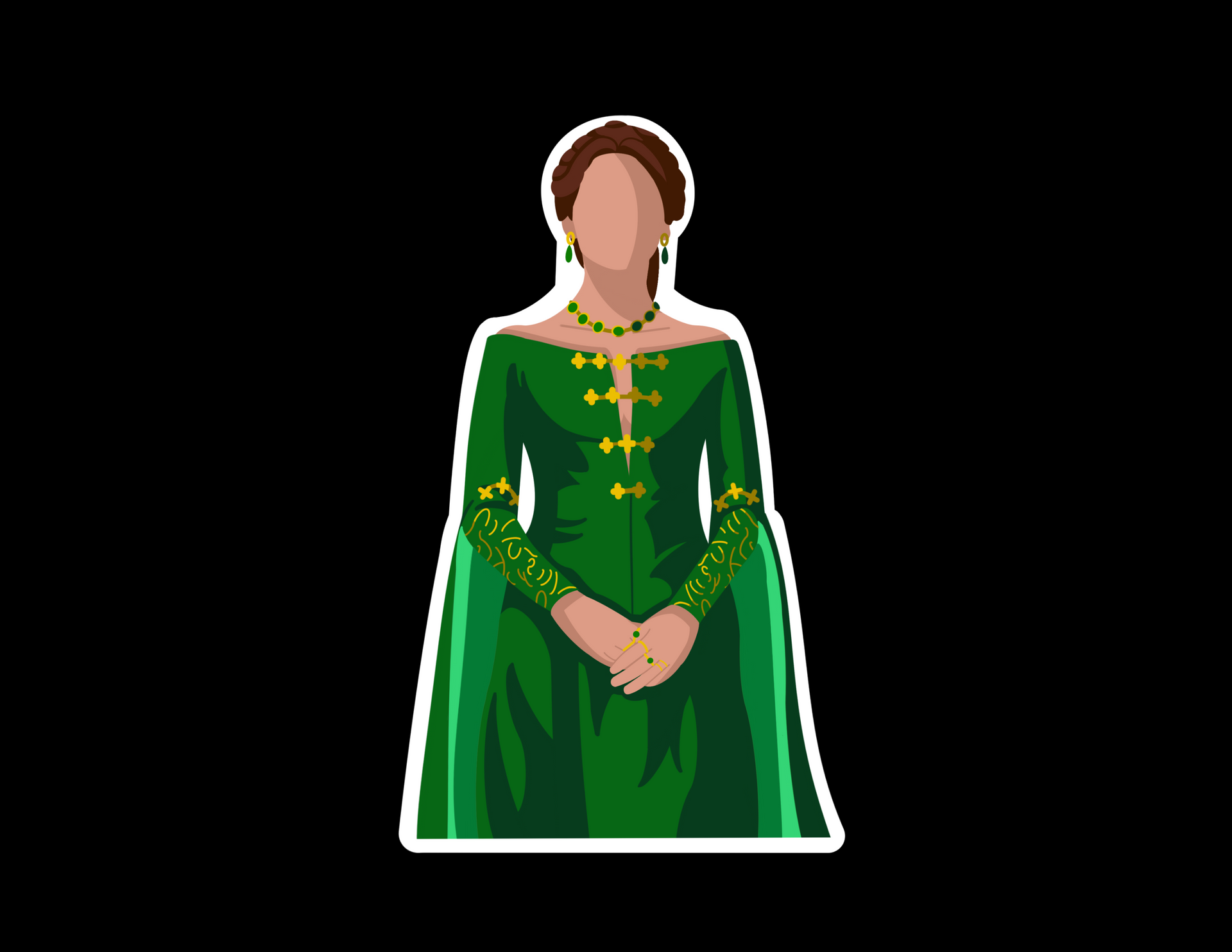 Alicent Green Dress, GoT, HotD  DrawnByPhilip